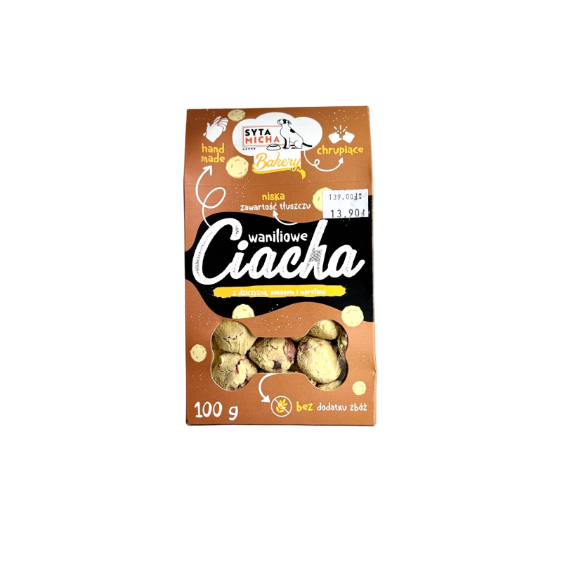 Syta Micha Bakery ciastka waniliowe 100g | Syta Micha