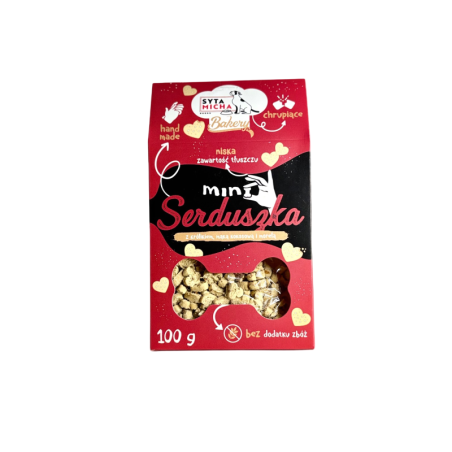 Syta Micha Bakery mini serduszka z królikiem 100g | Syta Micha
