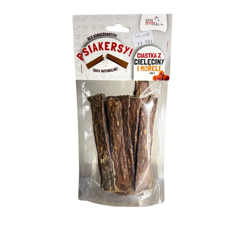 Syta Micha Psiakersy cielęcinamorela 100g | Syta Micha