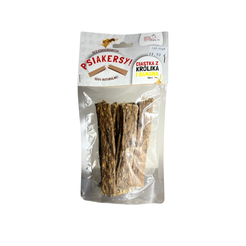 Syta Micha Psiakersy królikbanan 100g | Syta Micha