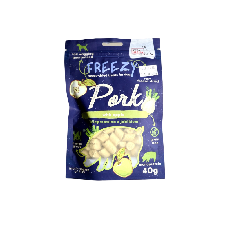 Syta Micha Freezy WieprzowinaJabłkoKoper 40g | Syta Micha