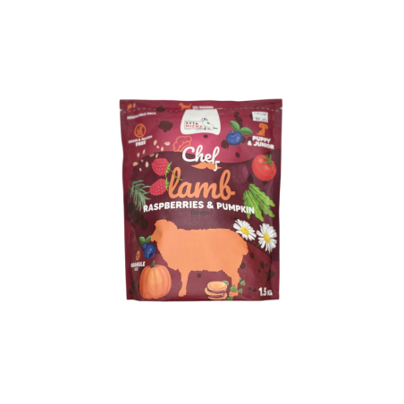 Syta Micha Karma Chef Puppy Jagnięcina Malina Dynia 1,5 kg | Syta Micha