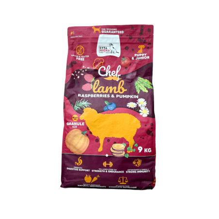 Syta Micha Karma Chef Puppy Jagnięcina 9 kg | Syta Micha
