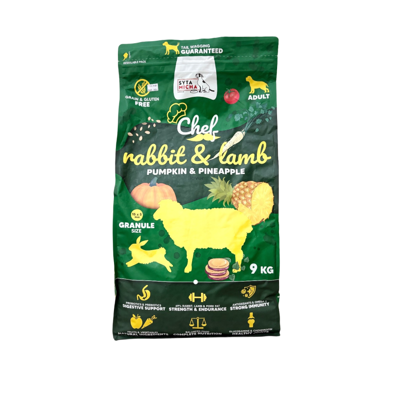 Syta Micha Karma Chef KrólikJagnięcina 9 kg | Syta Micha