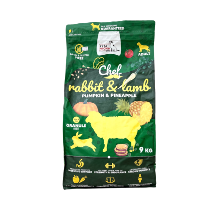 Syta Micha Karma Chef KrólikJagnięcina 9 kg | Syta Micha