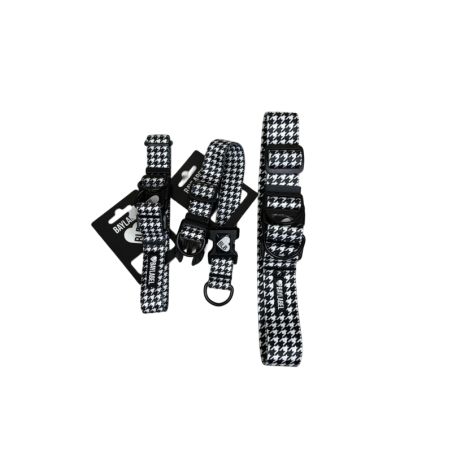 Baylabel Obroża black'n'white M25mm | Baylabel