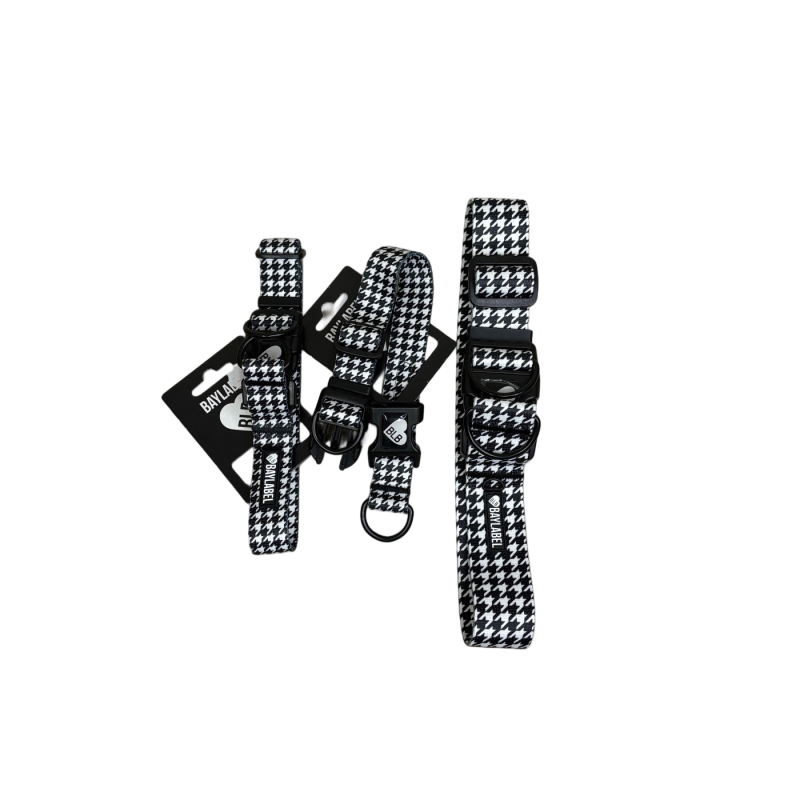 Baylabel Obroża black'n'white L30mm | Baylabel