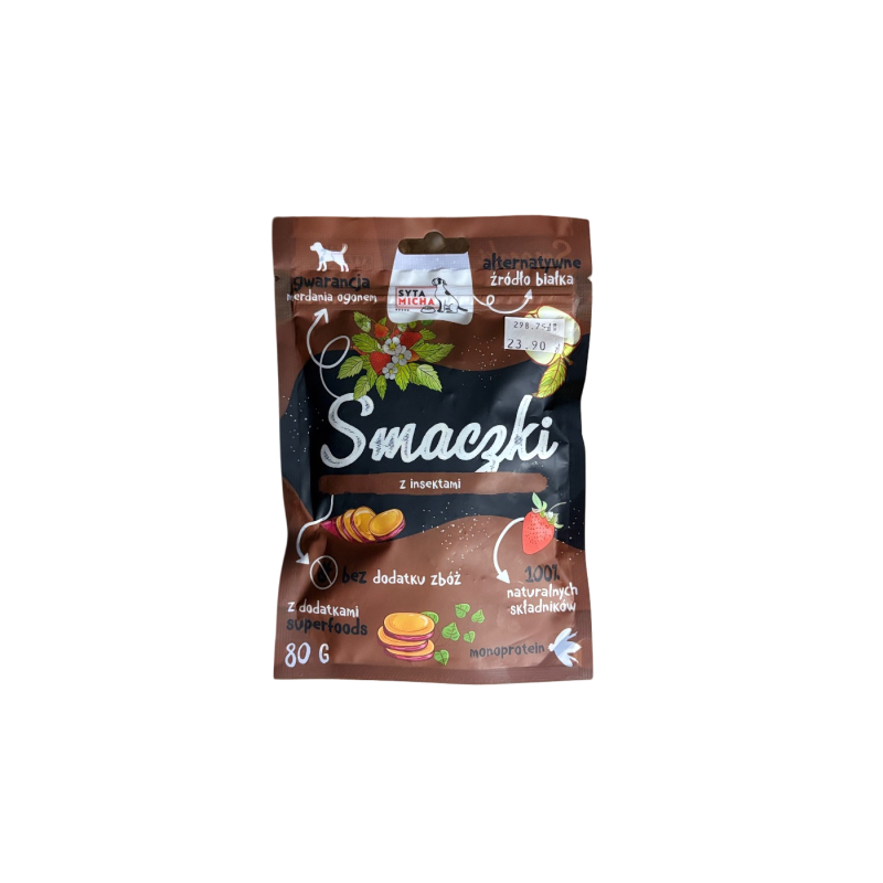 Syta Micha Smaczki z Insektami 80g | Syta Micha