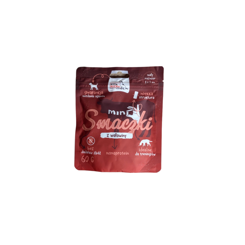Syta Micha Mini Smaczki z Wołowiny 60g | Syta Micha