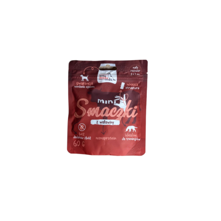 Syta Micha Mini Smaczki z Wołowiny 60g | Syta Micha