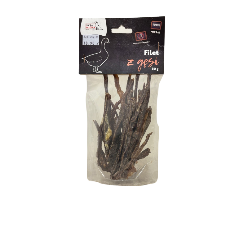 Syta Micha Suszone Filety zgęsi 80g | Syta Micha