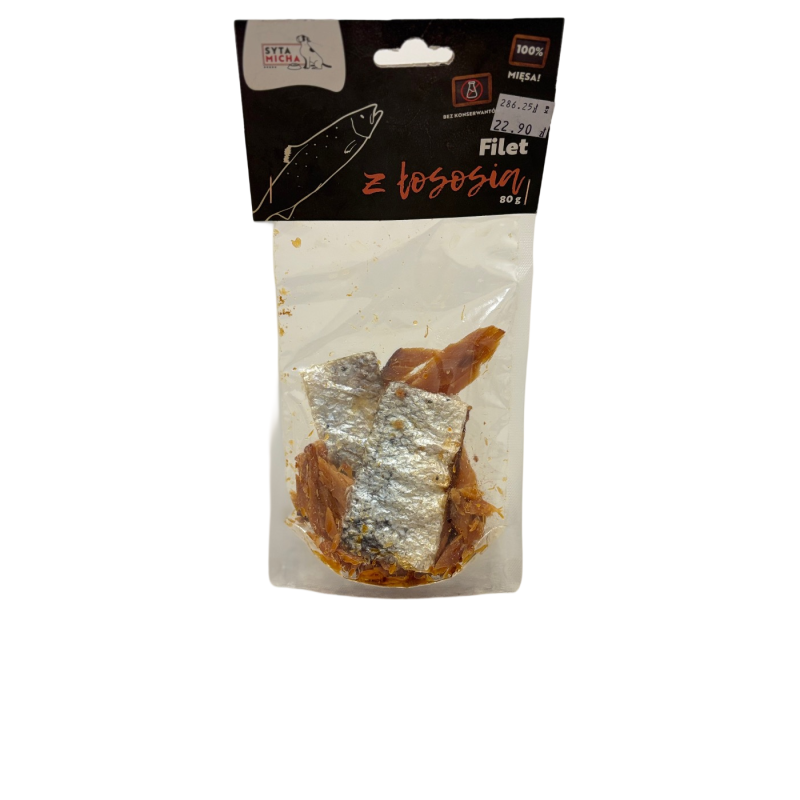 Syta Micha Suszone Filety z Łososia 80g | Syta Micha
