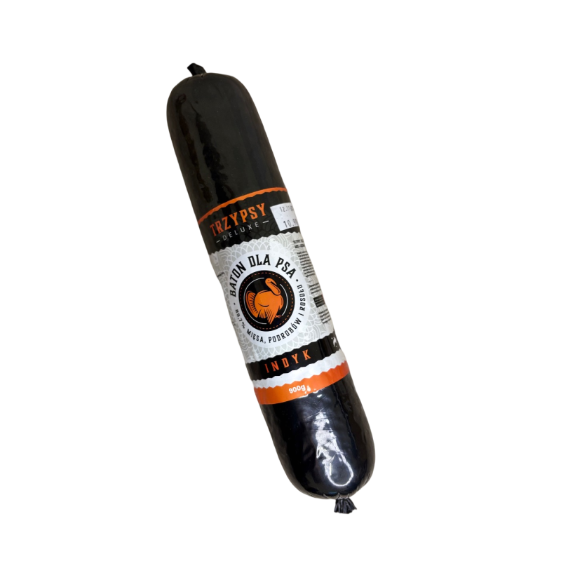 Trzy Psy Baton Pies Indyk 900g | Trzy Psy