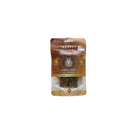 Trzy Psy Mordoklejki Na Grubo Konina 80g | Trzy Psy