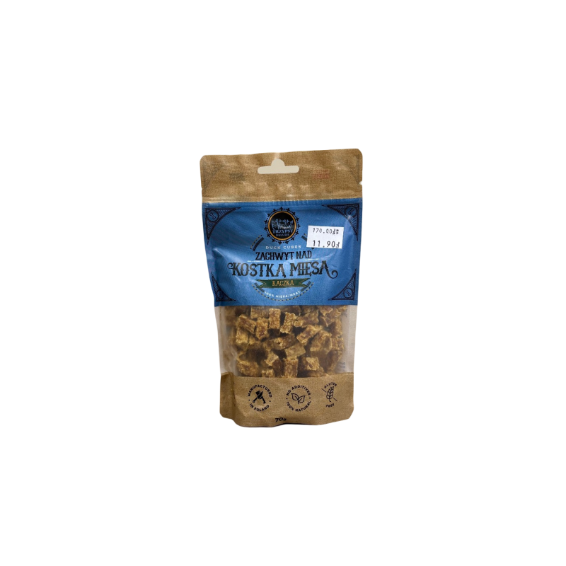 Trzy Psy Zachwyt Nad Kostką Mięsa Kaczka 70g | Trzy Psy