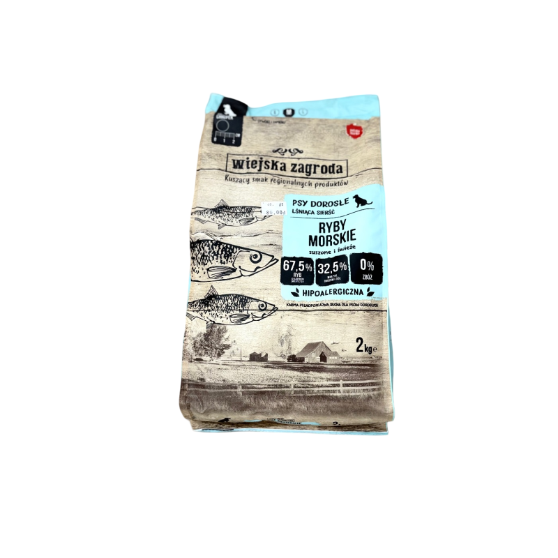 Wiejska zagroda karma sucha ryby M 2kg | Wiejska zagroda