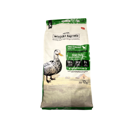 Wiejska zagroda karma sucha monobiałkowa kaczka ML 12kg | Wiejska zagroda