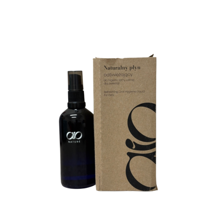 Aio Naturalny płyn odświeżający do higieny jamy ustnej dla zwierząt 100ml | Aio