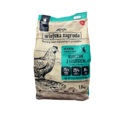 Wiejska zagroda sucha dla kota monobiałkowa łosoś 3kg | Wiejska zagroda