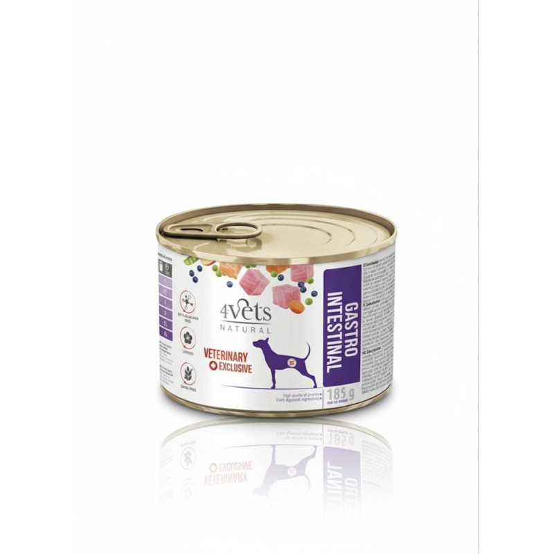4Vets Natural Vet gastro intestinal pies 185g  | 4 Vets Natural