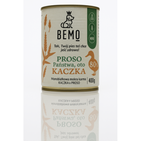 Bemo Karma Mokra dla Psa Proso Państwa Oto Kaczka 400g | Bemo