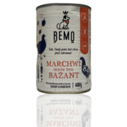 Bemo Karma Mokra dla Psa Marchwi Mnie Ten Bażant 400g | Bemo