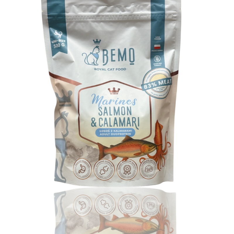 Bemo Karma Sucha dla Kota Łosoś i Kalmar 500g | Bemo