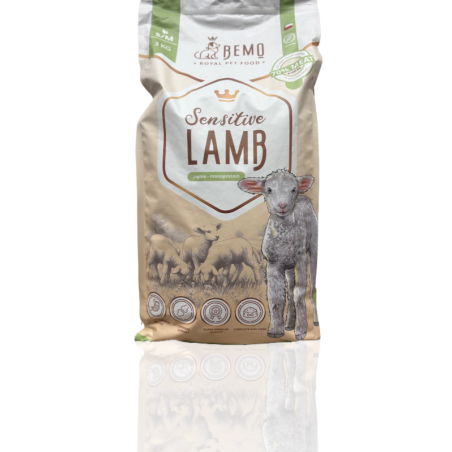 Bemo Karma Sucha dla Psa Sensitive Jagnięcina S/M 3kg | Bemo