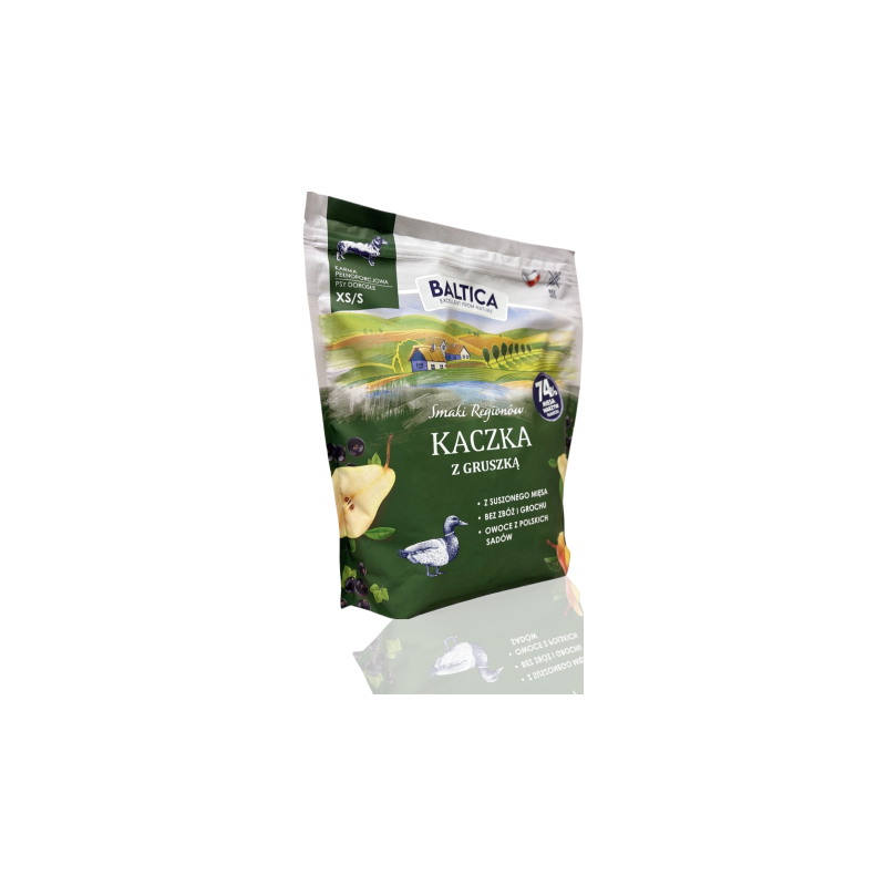 Baltica Adult Kaczka z Gruszką XS/S 1kg | Baltica
