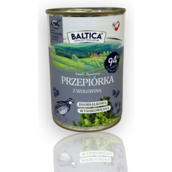 Baltica Karma Mokra Przepiórka/Wołowina 400g | Baltica