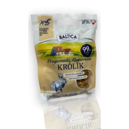 Baltica Przysmaki Półmiękkie Królik 30g | Baltica