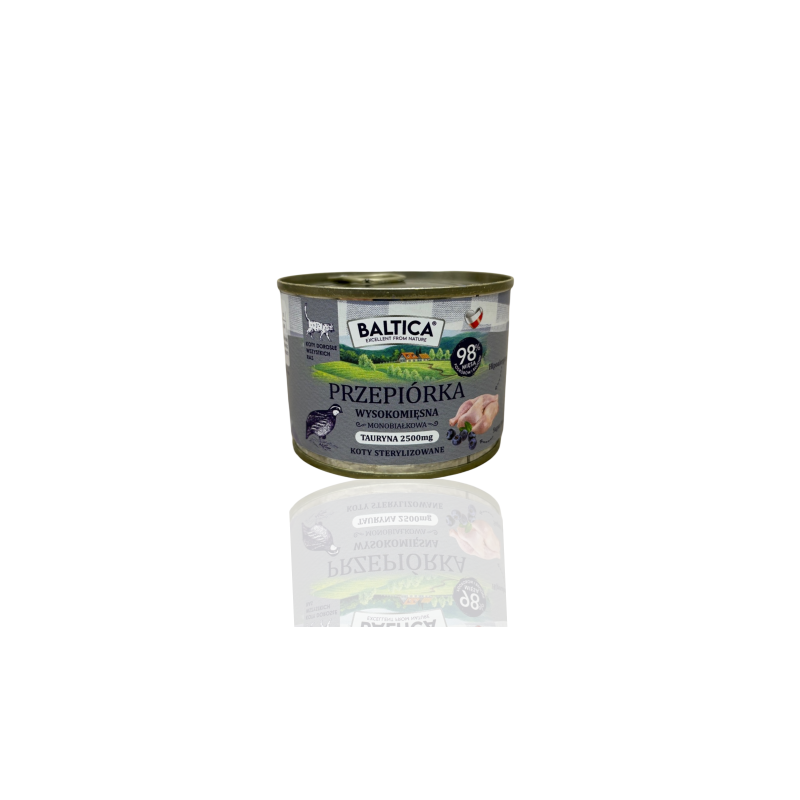 Baltica Kot Dorosły Przepiórka 185g | Baltica