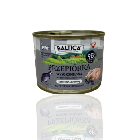 Baltica Kot Dorosły Przepiórka 185g | Baltica
