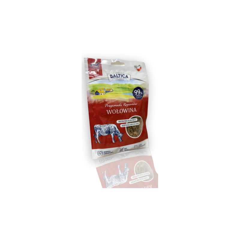 Baltica Przysmaki Półmiękkie Wołowe 80g | Baltica