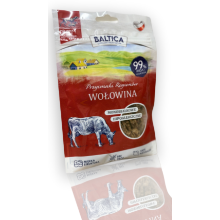 Baltica Przysmaki Półmiękkie Wołowe 80g | Baltica