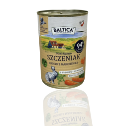 Baltica Szczeniak Królik z Marchewką 400g | Baltica
