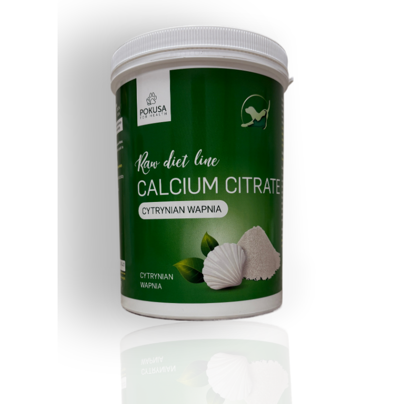 Pokusa Calcium Citrate Cytrynian Wapnia 1000g | Pokusa