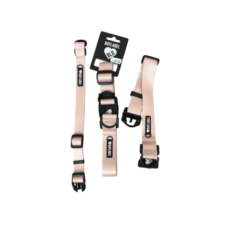 Baylabel Obroża Vanilla Beige M 30mm | obroża dla psa