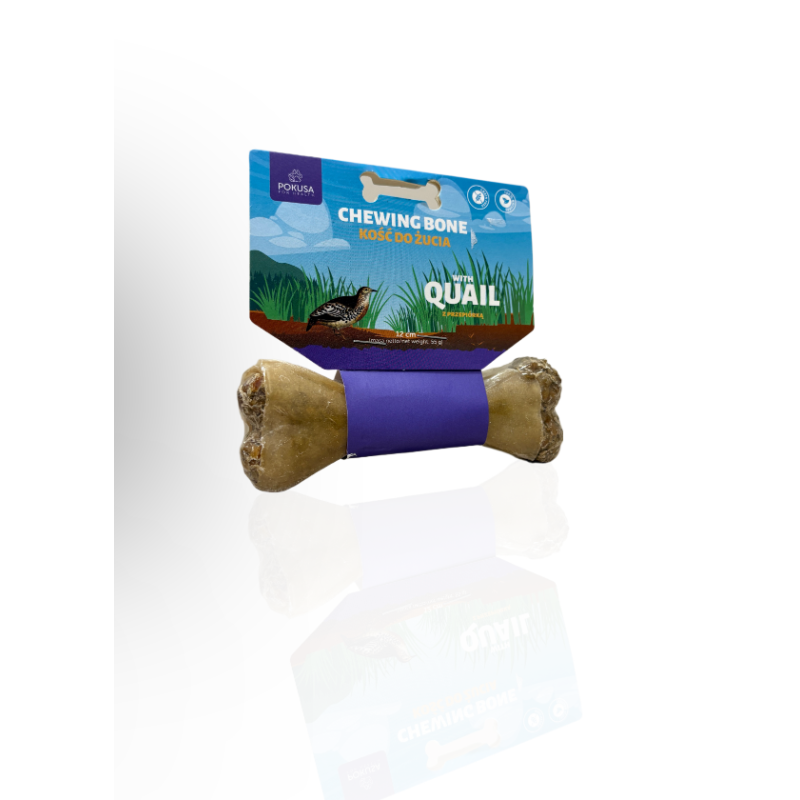 Pokusa Kość Do Żucia Przepiórka 12cm | Pokusa