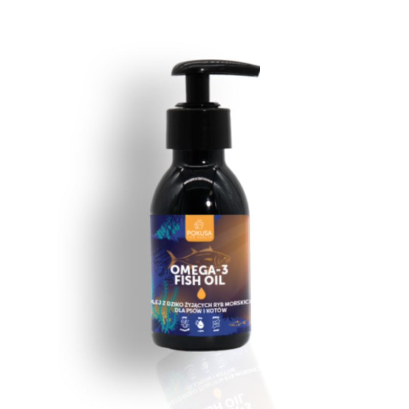 Pokusa Omega 3 Fish Oil Olej Z Dzikich Ryb 100ml | Pokusa
