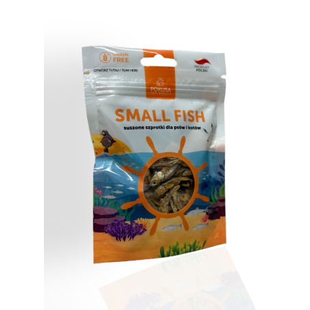 Pokusa Small Fish Suszone Szprotki 40g | Pokusa