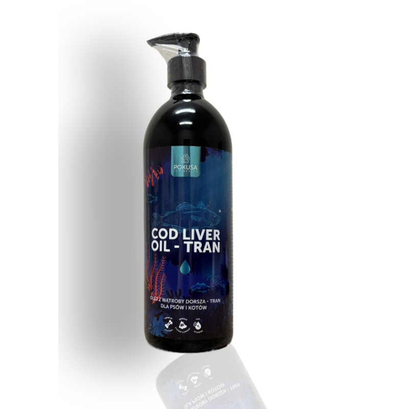 Pokusa Tran Olej Z Wątroby Dorsza 500ml | Pokusa
