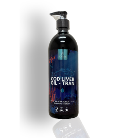 Pokusa Tran Olej Z Wątroby Dorsza 500ml | Pokusa