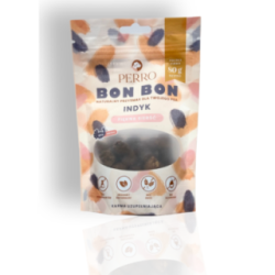 Perro Bon Bon Piękna Sierść Indyk 80g | Perro