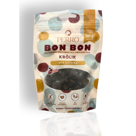 Perro Bon Bon Siła Czystka Królik 80g | Perro