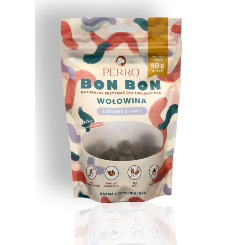 Perro bon bon zdrowe stawy wołowina 80g | Perro