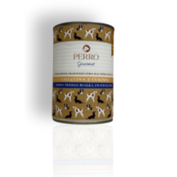 Perro gourmet cielęcina z cukinią 400g | Perro