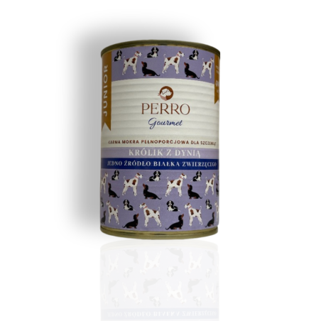 Perro gourmet junior królik z dynią 400g | Perro