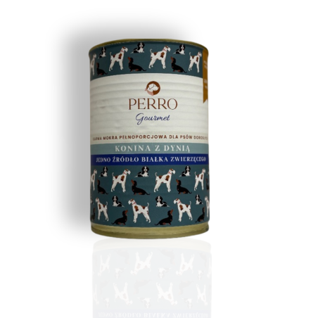 Perro gourmet konina z dynią 400g | Perro