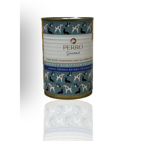 Perro Gourmet Konina z Korzeniem Pietruszki 400g | Perro